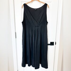 Eileen Fisher Black Sleeveless 100% Silk Dress / Size XLarge